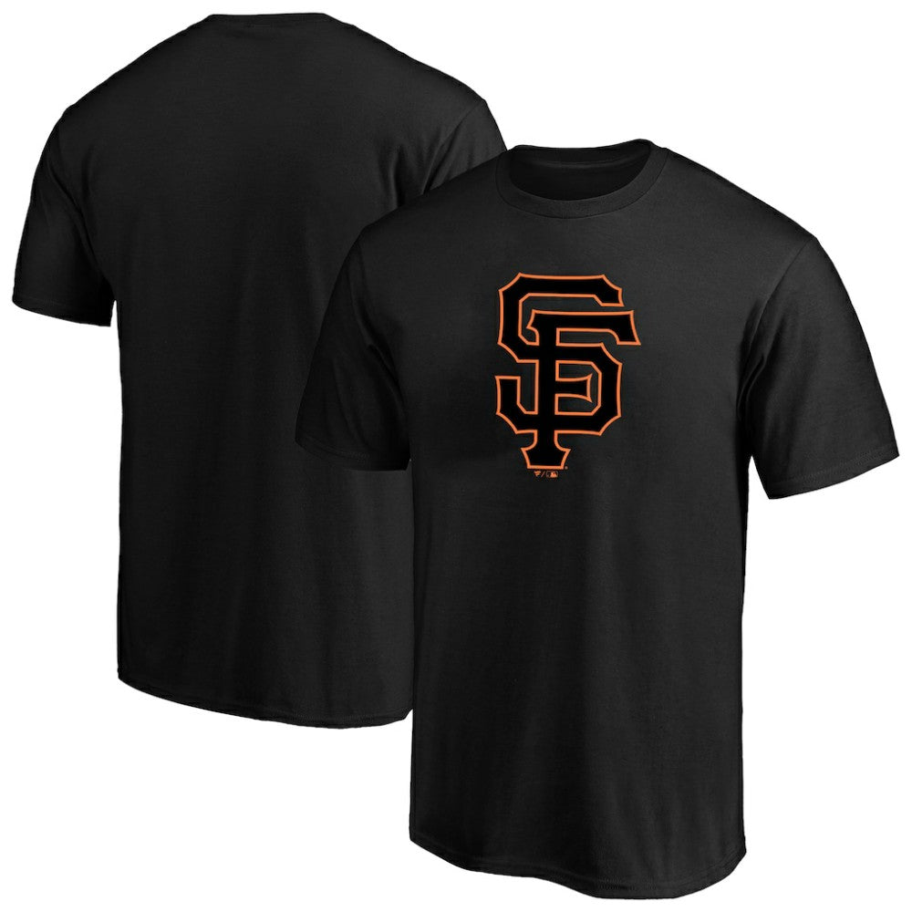 San Francisco Giants Profile Big & Tall Weathered Logo T-Shirt - Heather Black T-shirts