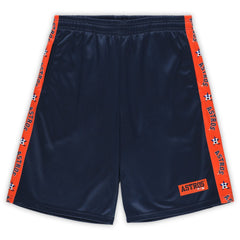 Houston Astros Profile Big & Tall Fleece Shorts - Navy Shorts