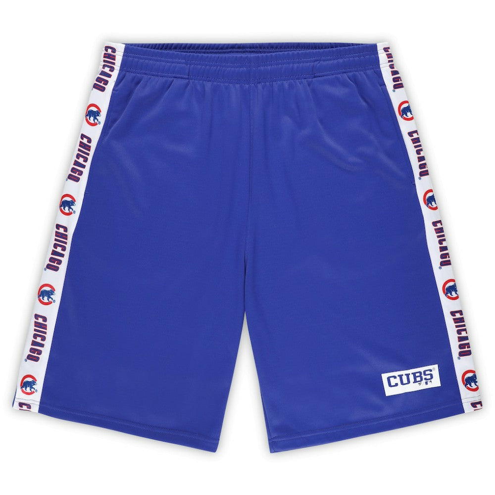 Chicago Cubs Profile Big & Tall Fleece Shorts - Royal Shorts