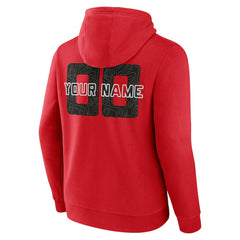 Chicago Bulls Stellar Personalized Name & Number Pullover Hoodie Red