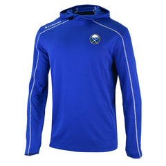 Buffalo Sabres Columbia Omni-Wick Shotgun Long Sleeve Hoodie T-Shirt - Blue | US 200629168