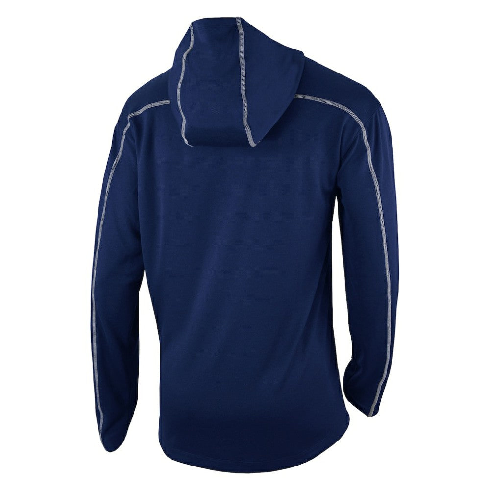 Colorado Avalanche Columbia Omni-Wick Shotgun Long Sleeve Hoodie T-Shirt - Navy | US 200629171