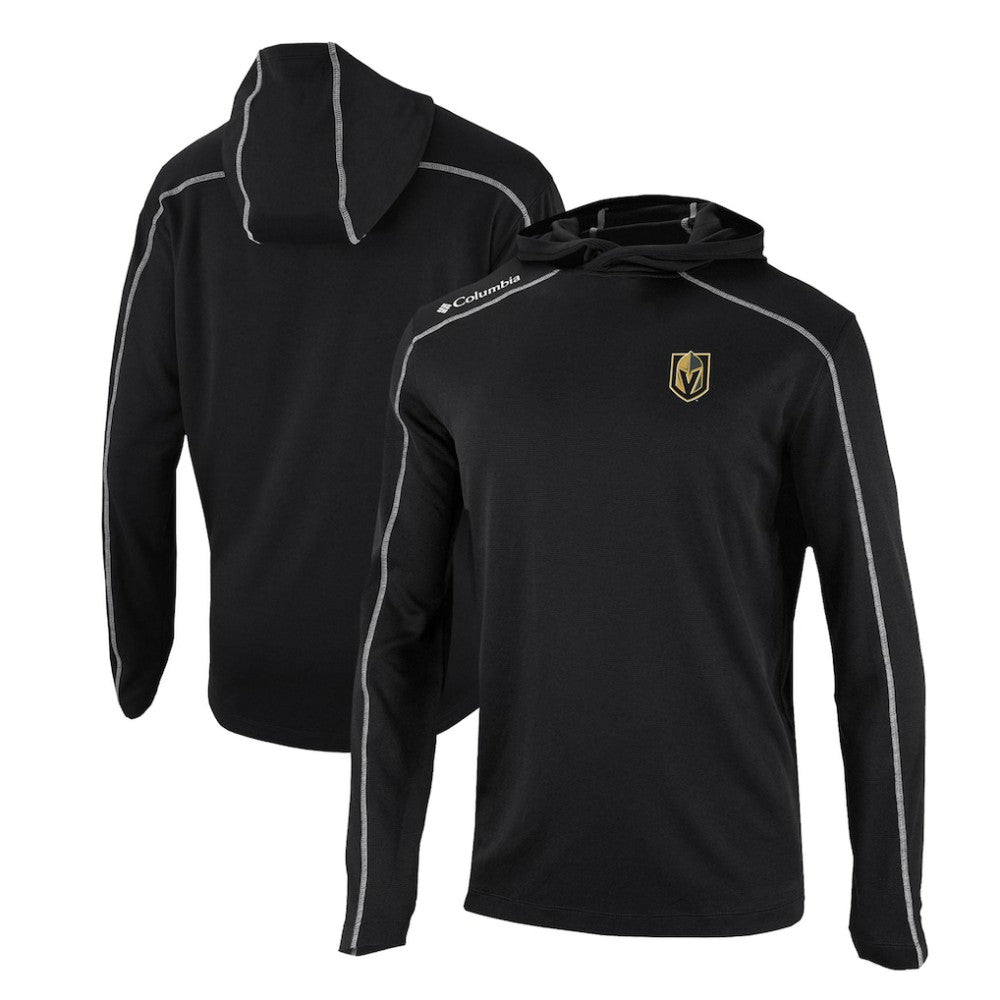 Vegas Golden Knights Columbia Omni-Wick Shotgun Long Sleeve Hoodie T-Shirt - Black | US 200629188