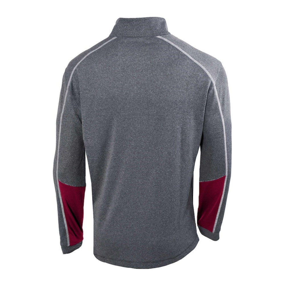Colorado Avalanche Columbia Omni-Wick Shotgun 2.0 Quarter-Zip Pullover Top - Gray/Purple | US 200629196