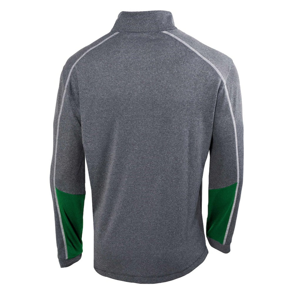 Dallas Stars Columbia Omni-Wick Shotgun 2.0 Quarter-Zip Pullover Top - Gray/Green | US 200629198