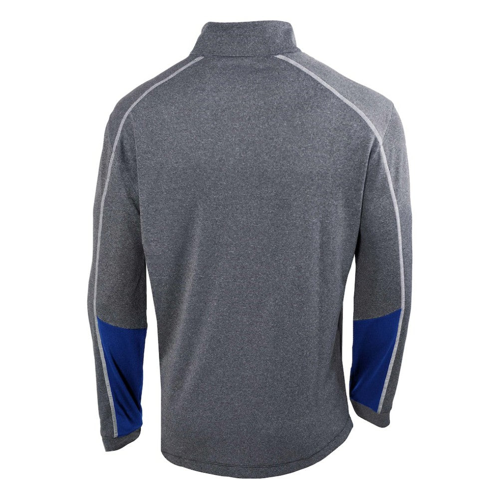 New York Islanders Columbia Omni-Wick Shotgun 2.0 Quarter-Zip Pullover Top - Gray/Blue | US 200629205