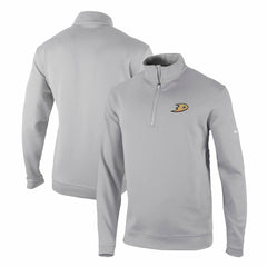 Anaheim Ducks Columbia Omni-Wick Wickhams Hills Half-Zip Pullover Top - Gray | US 200629215