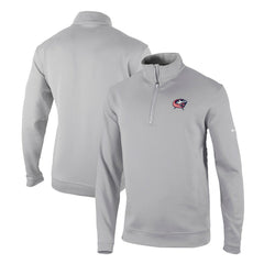 Columbus Blue Jackets Columbia Omni-Wick Wickhams Hills Half-Zip Pullover Top - Gray | US 200629230