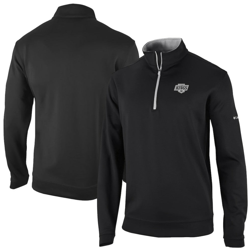 Los Angeles Kings Columbia Omni-Wick Wickhams Hills Half-Zip Pullover Top - Black | US 200629238