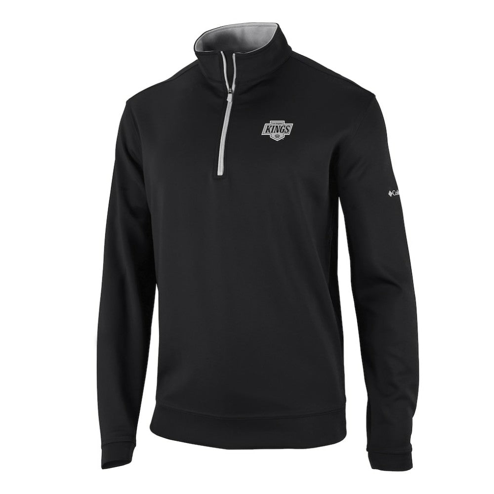 Los Angeles Kings Columbia Omni-Wick Wickhams Hills Half-Zip Pullover Top - Black | US 200629238