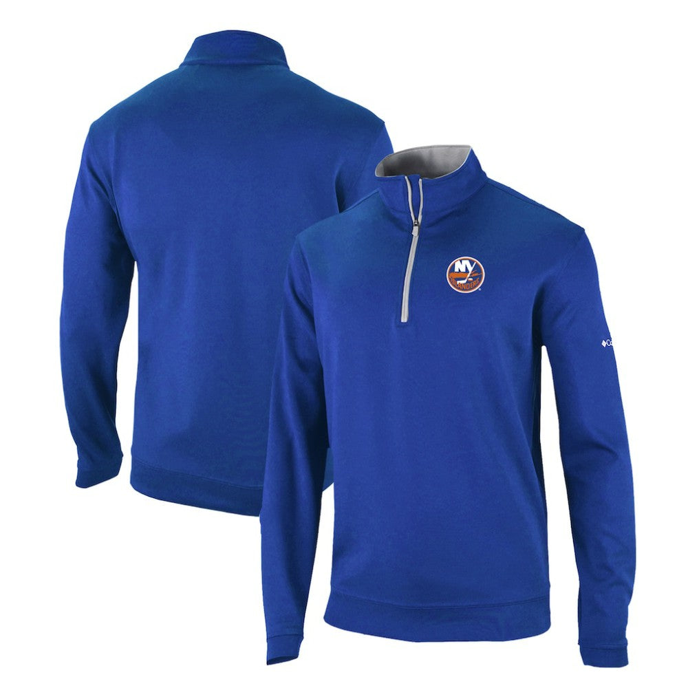 New York Islanders Columbia Omni-Wick Wickhams Hills Half-Zip Pullover Top - Royal | US 200629246