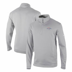 Washington Capitals Columbia Omni-Wick Wickhams Hills Half-Zip Pullover Top - Gray | US 200629264