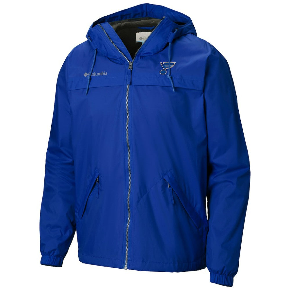 St. Louis Blues Columbia Oroville Creek Lightweight Full-Zip Windbreaker Jacket - Blue | US 200629350
