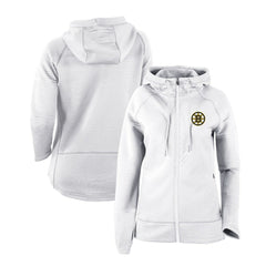 Boston Bruins Columbia Women's Omni-Wick Pack It Up Full-Zip Jacket - White | US 200629392