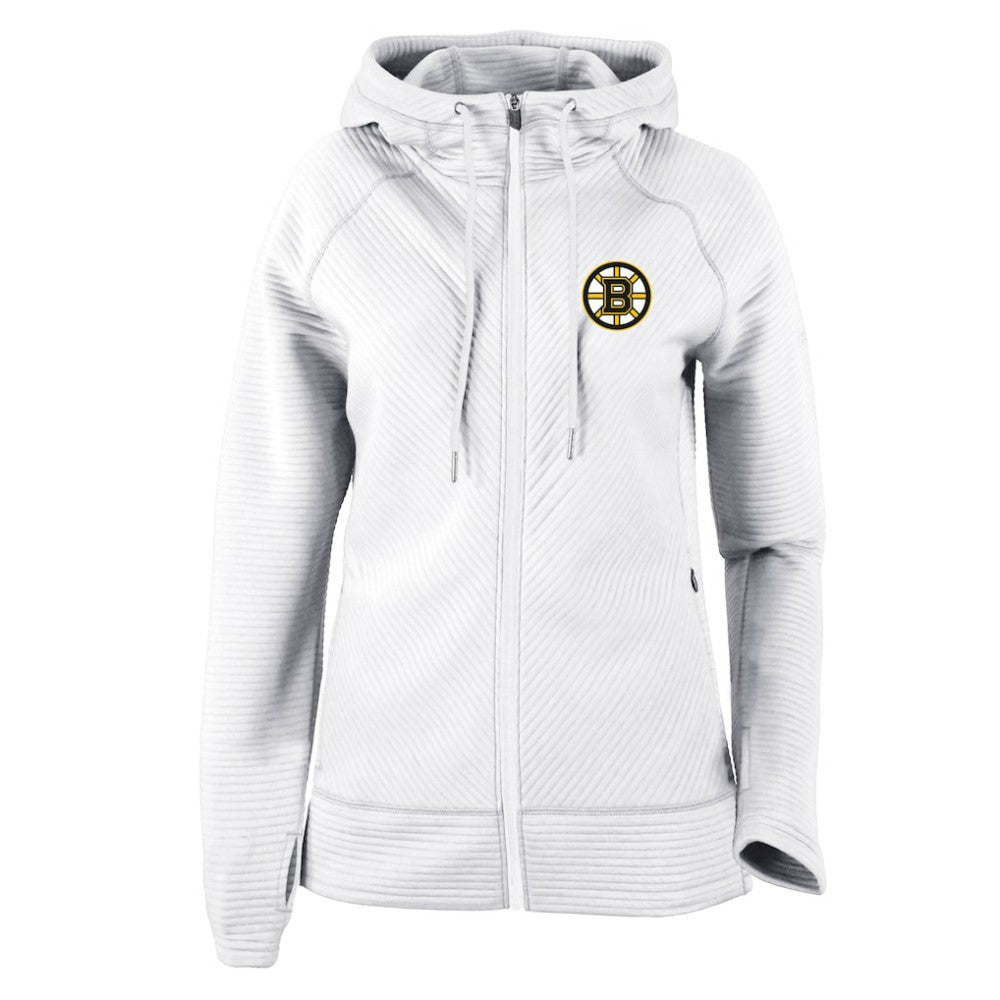 Boston Bruins Columbia Women's Omni-Wick Pack It Up Full-Zip Jacket - White | US 200629392