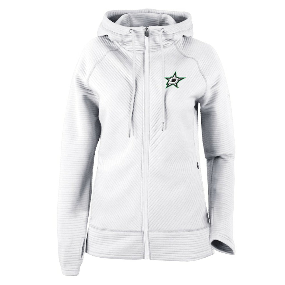 Dallas Stars Columbia Women's Omni-Wick Pack It Up Full-Zip Jacket - White | US 200629398