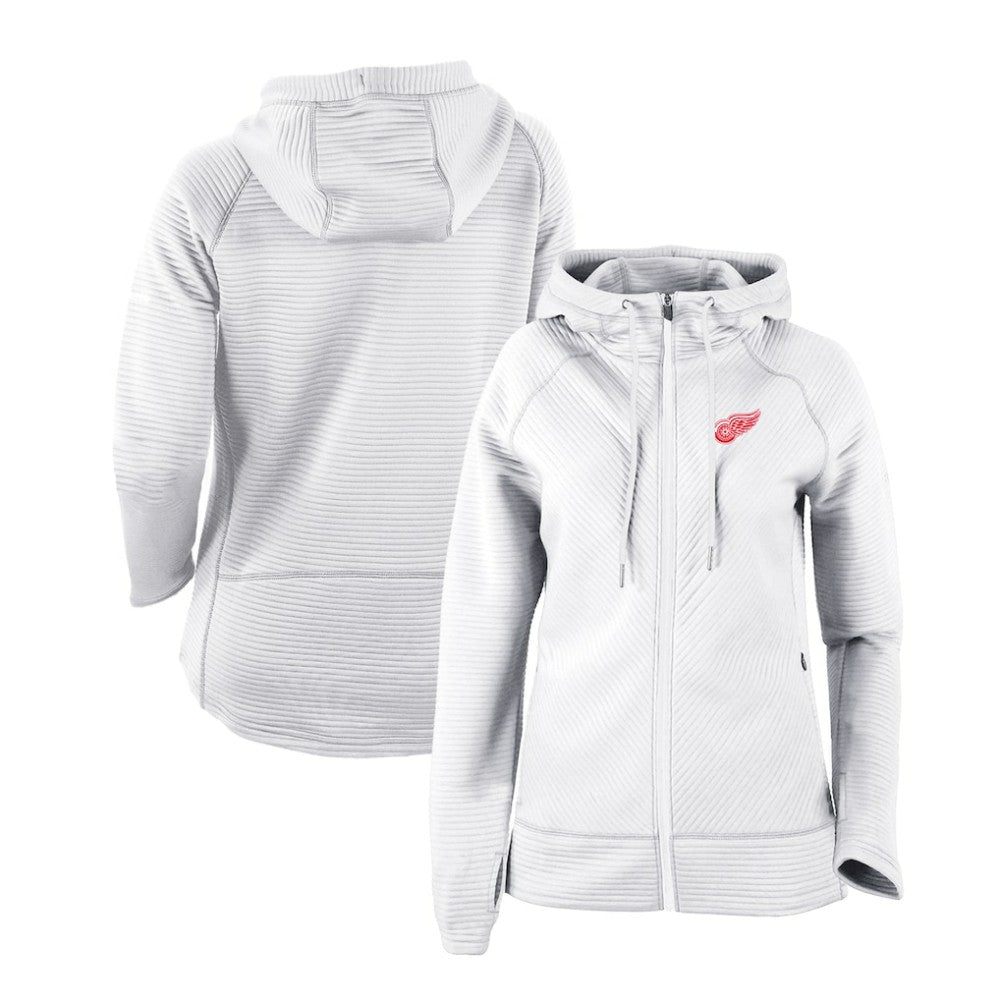 Detroit Red Wings Columbia Women's Omni-Wick Pack It Up Full-Zip Jacket - White | US 200629399