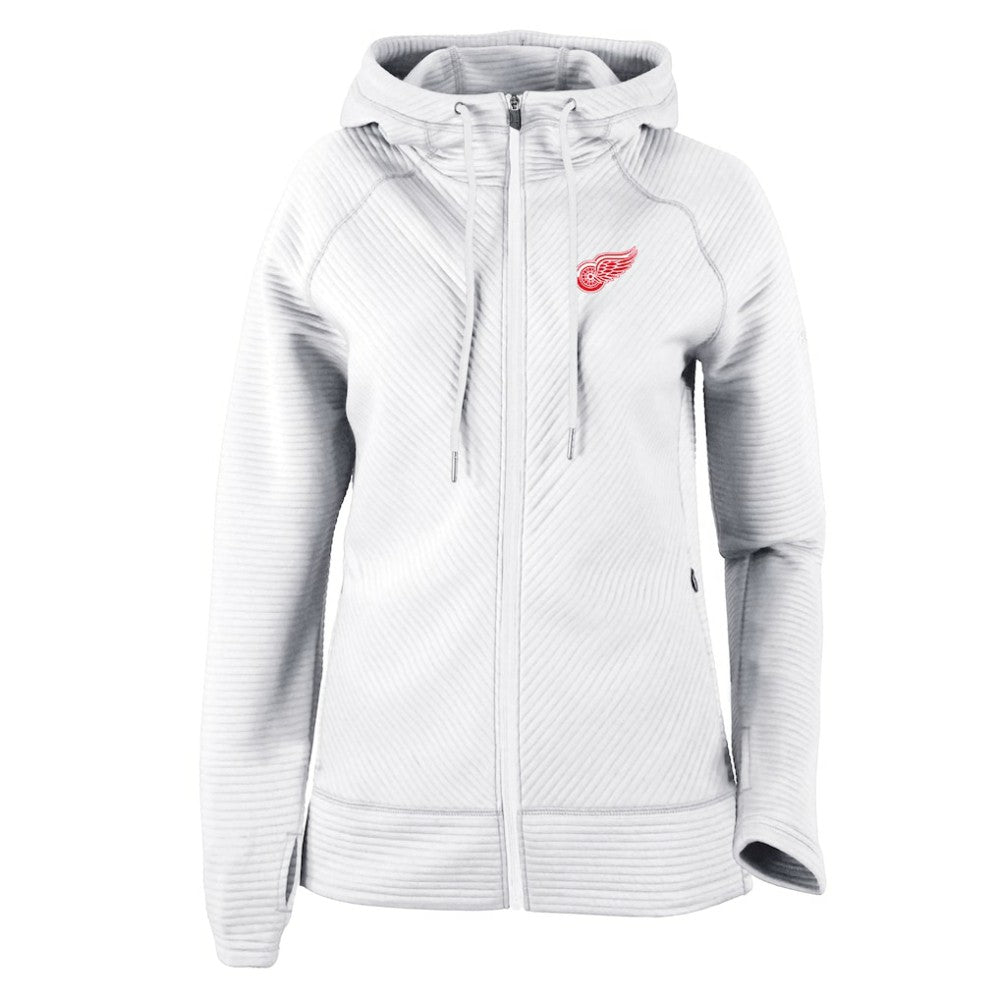 Detroit Red Wings Columbia Women's Omni-Wick Pack It Up Full-Zip Jacket - White | US 200629399