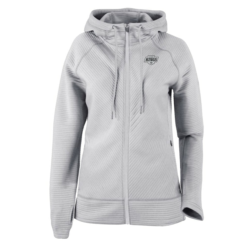 Los Angeles Kings Columbia Women's Omni-Wick Pack It Up Full-Zip Jacket - Gray | US 200629401