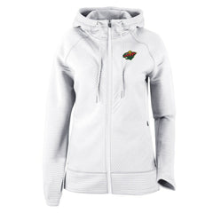 Minnesota Wild Columbia Women's Omni-Wick Pack It Up Full-Zip Jacket - White | US 200629402