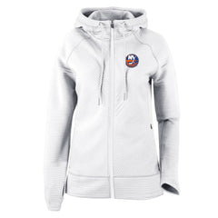 New York Islanders Columbia Women's Omni-Wick Pack It Up Full-Zip Jacket - White | US 200629405