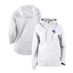 New York Rangers Columbia Women's Omni-Wick Pack It Up Full-Zip Jacket - White | US 200629406