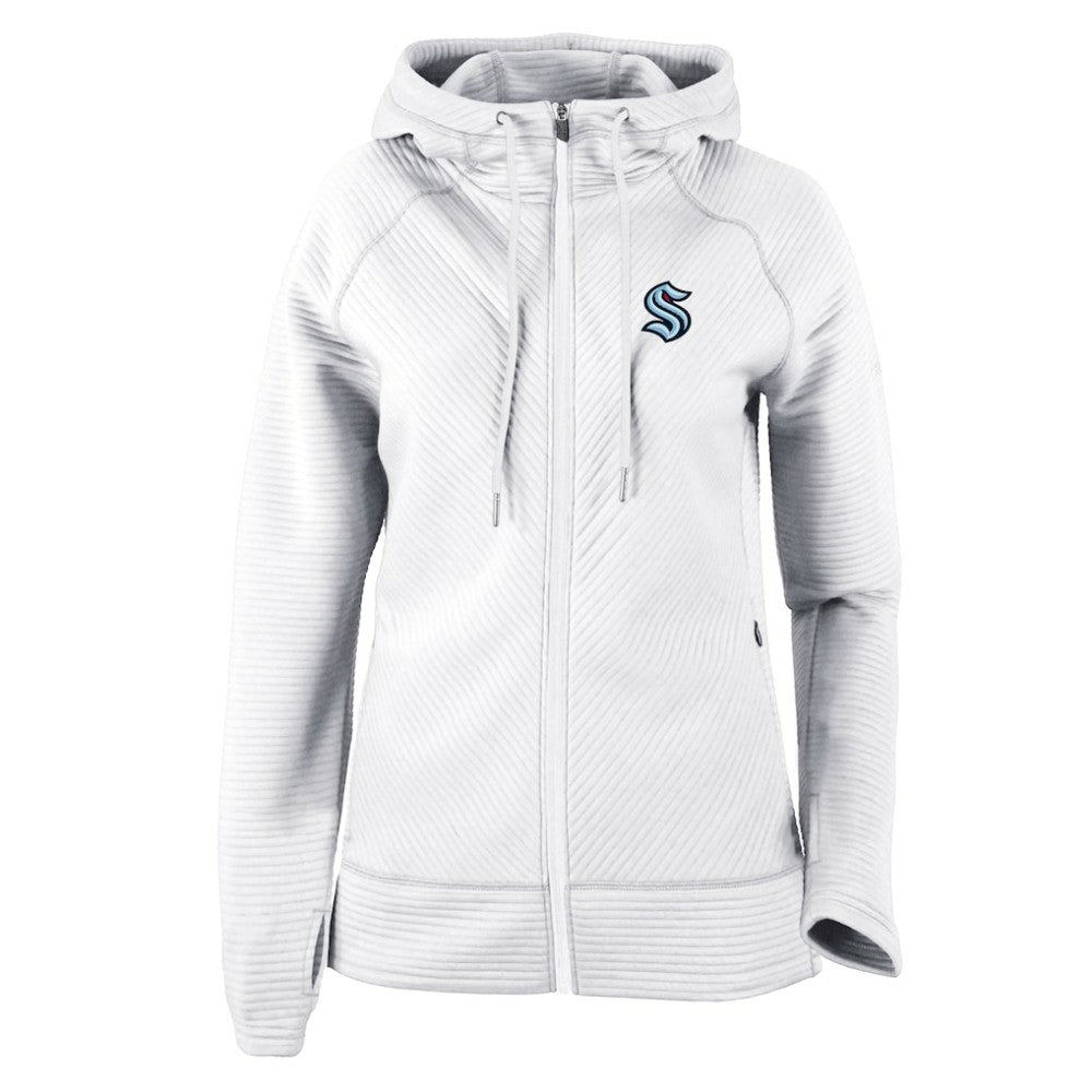 Seattle Kraken Columbia Women's Omni-Wick Pack It Up Full-Zip Jacket - White | US 200629410
