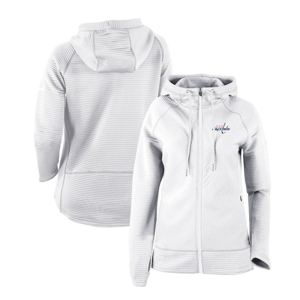 Washington Capitals Columbia Women's Omni-Wick Pack It Up Full-Zip Jacket - White | US 200629414
