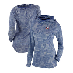 Columbus Blue Jackets Columbia Women's Omni-Wick Sunday Ball Pullover Hoodie - Navy | US 200629422