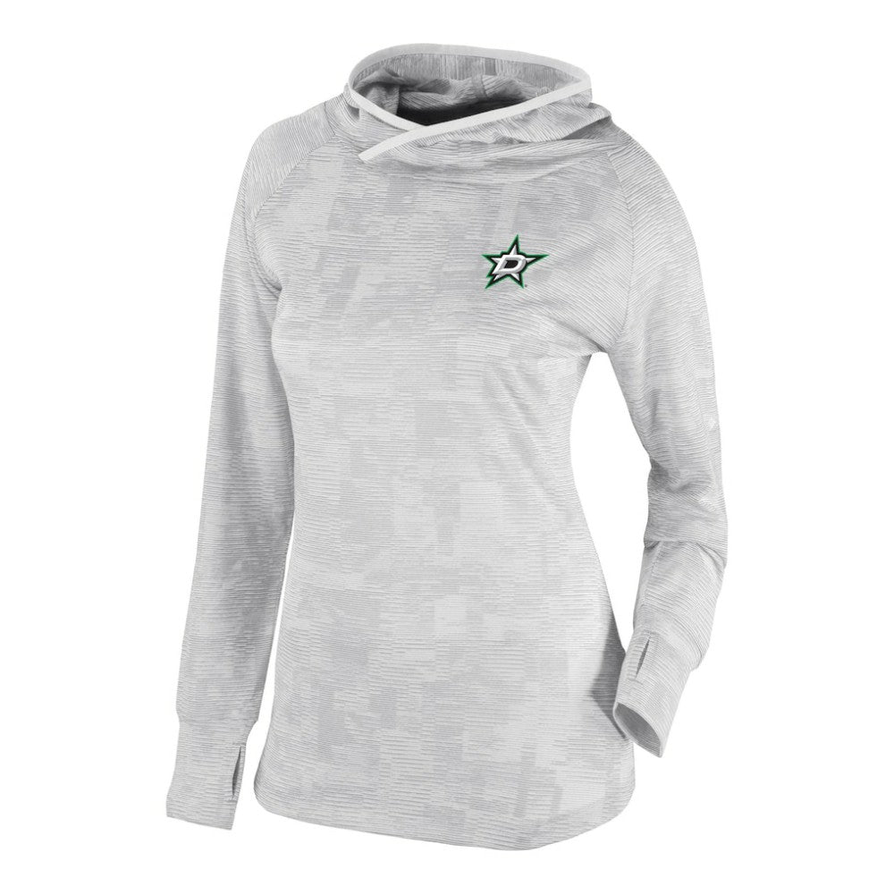 Dallas Stars Columbia Women's Omni-Wick Sunday Ball Pullover Hoodie - White | US 200629423
