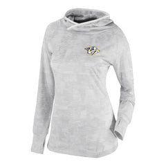 Nashville Predators Columbia Women's Omni-Wick Sunday Ball Pullover Hoodie - White | US 200629428