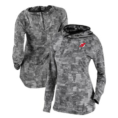 New Jersey Devils Columbia Women's Omni-Wick Sunday Ball Pullover Hoodie - Black | US 200629429
