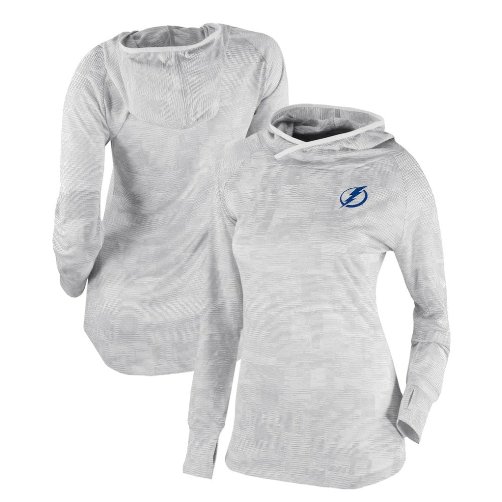 Tampa Bay Lightning Columbia Women's Omni-Wick Sunday Ball Pullover Hoodie - White | US 200629438