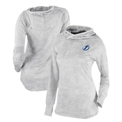 Tampa Bay Lightning Columbia Women's Omni-Wick Sunday Ball Pullover Hoodie - White | US 200629438