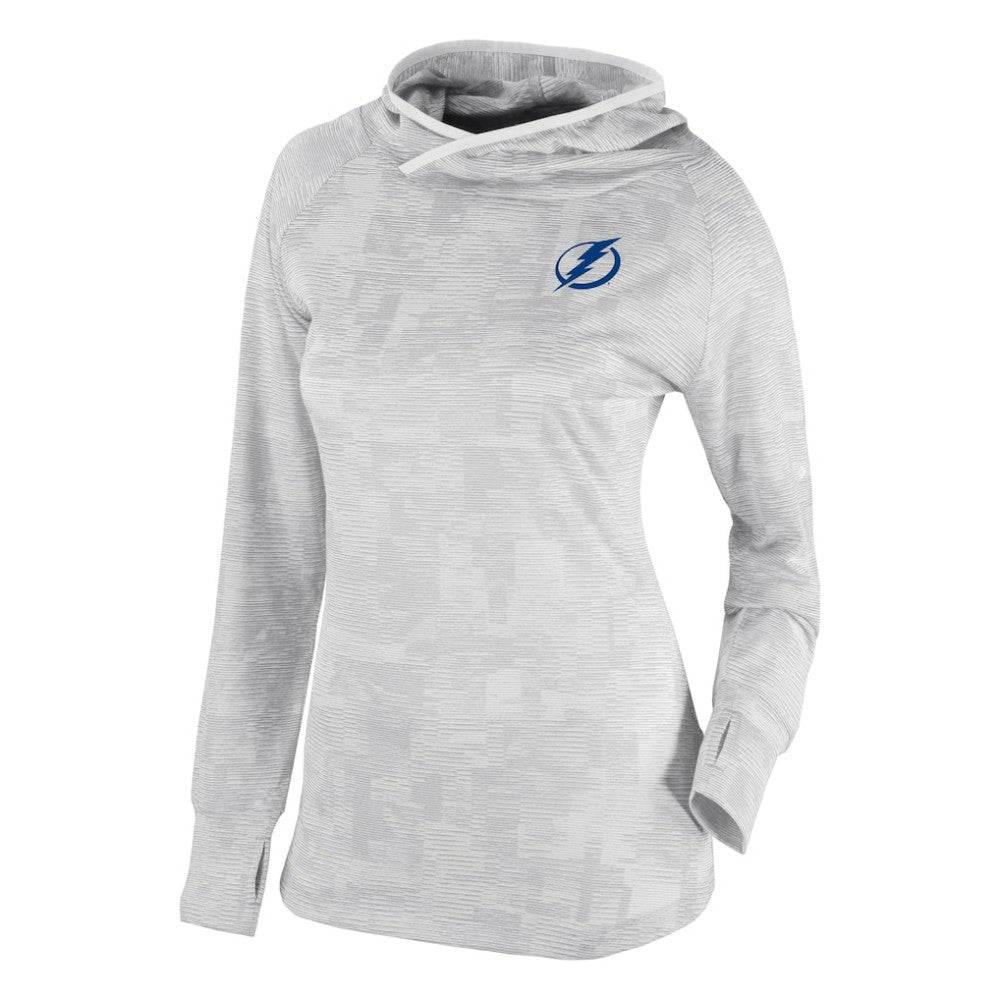 Tampa Bay Lightning Columbia Women's Omni-Wick Sunday Ball Pullover Hoodie - White | US 200629438