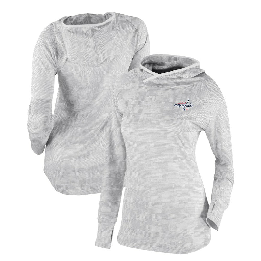 Washington Capitals Columbia Women's Omni-Wick Sunday Ball Pullover Hoodie - White | US 200629440