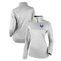 Buffalo Sabres Columbia Women's Omni-Wick Shotgun 2.0 Quarter-Zip Pullover Top - White | US 200629443