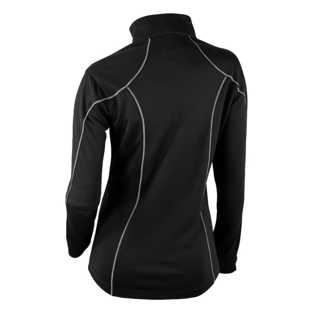 Chicago Blackhawks Columbia Women's Omni-Wick Shotgun 2.0 Quarter-Zip Pullover Top - Black | US 200629445