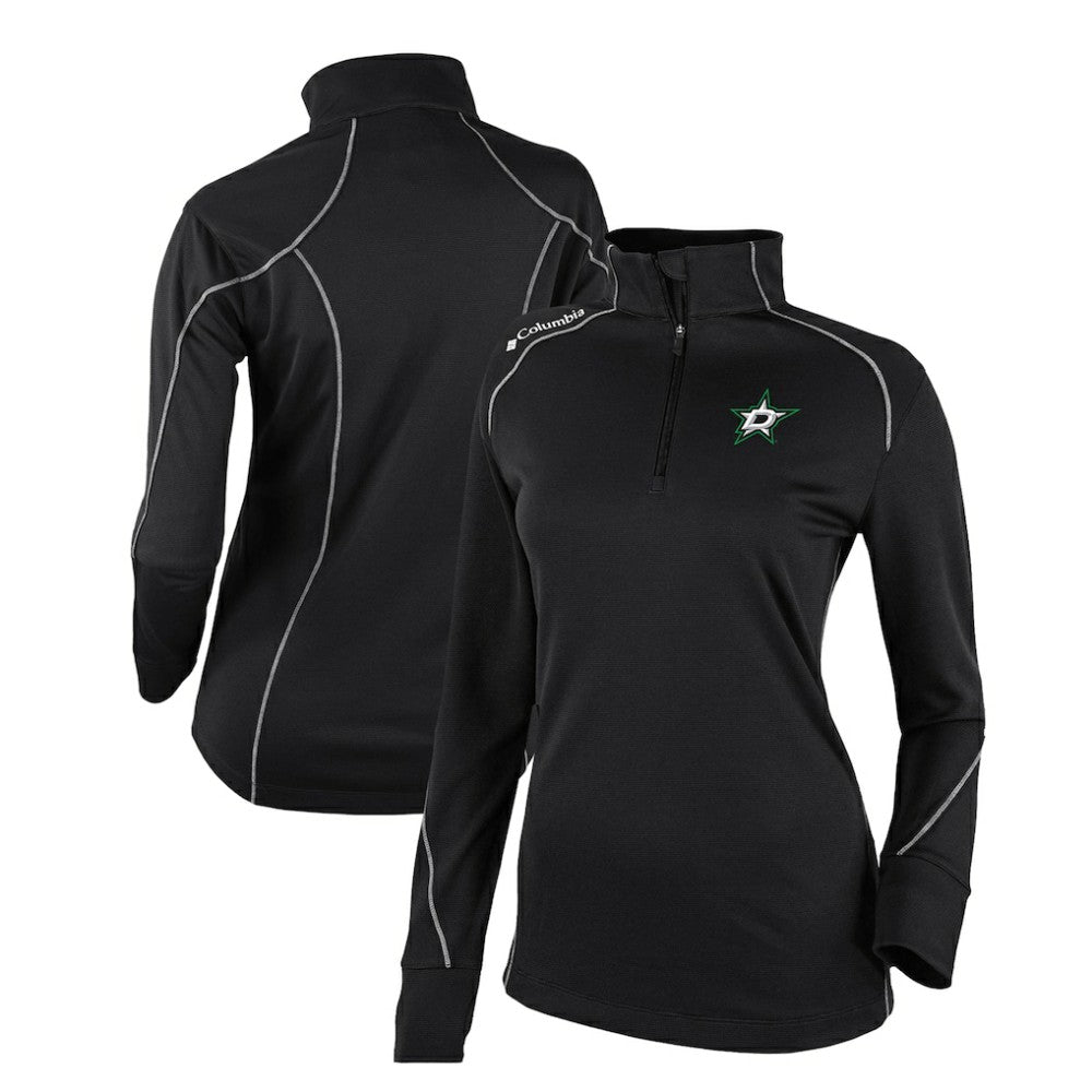 Dallas Stars Columbia Women's Omni-Wick Shotgun 2.0 Quarter-Zip Pullover Top - Black | US 200629448