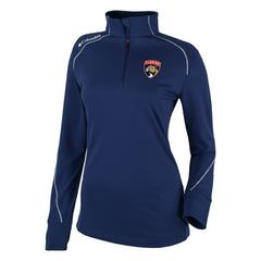 Florida Panthers Columbia Women's Omni-Wick Shotgun 2.0 Quarter-Zip Pullover Top - Navy | US 200629450