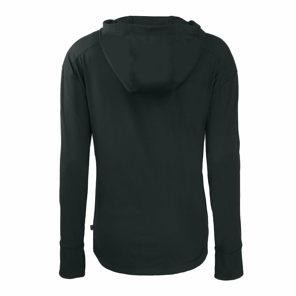 Baltimore Ravens Cutter & Buck Women's Helmet Daybreak Eco Recycled Full-Zip Hoodie - Black Hoodies