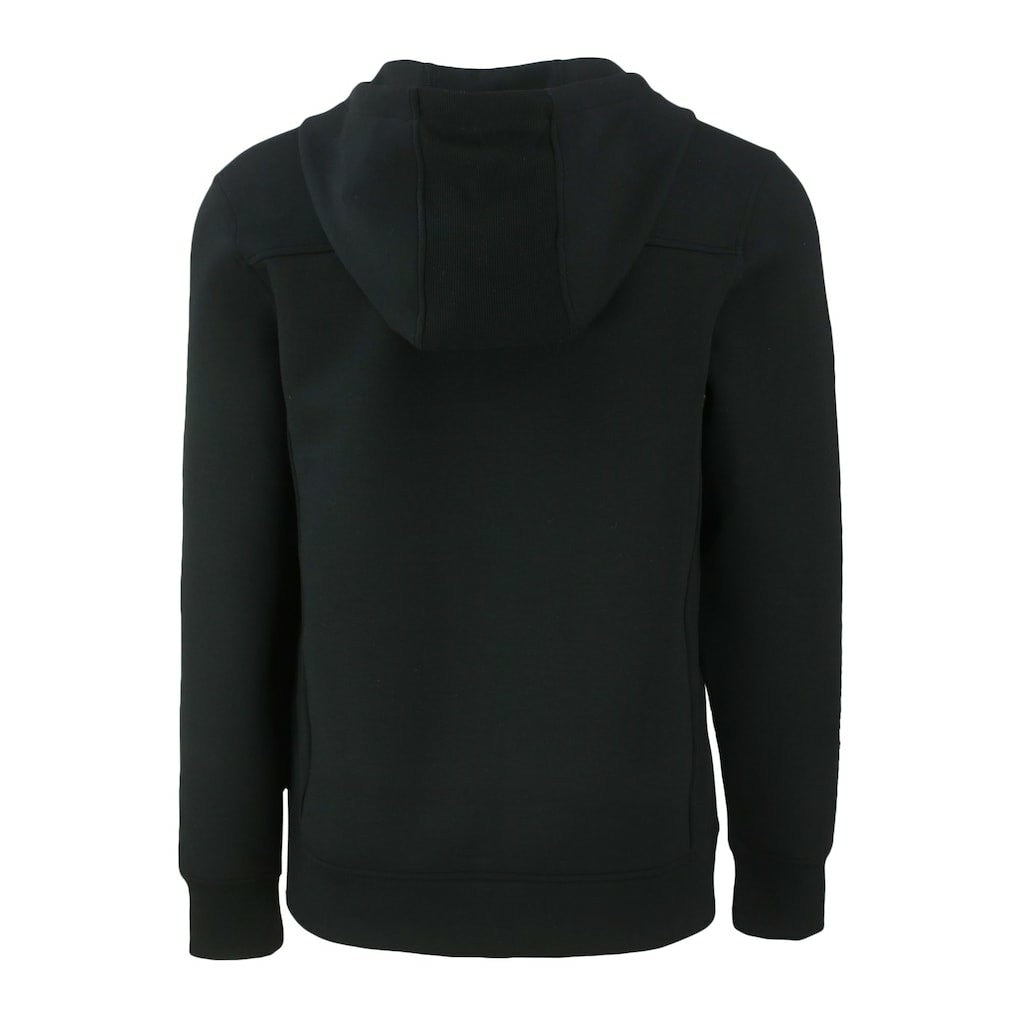 New York Giants Cutter & Buck Helmet Roam Eco Half-Zip Recycled Pullover Hoodie - Black Hoodies