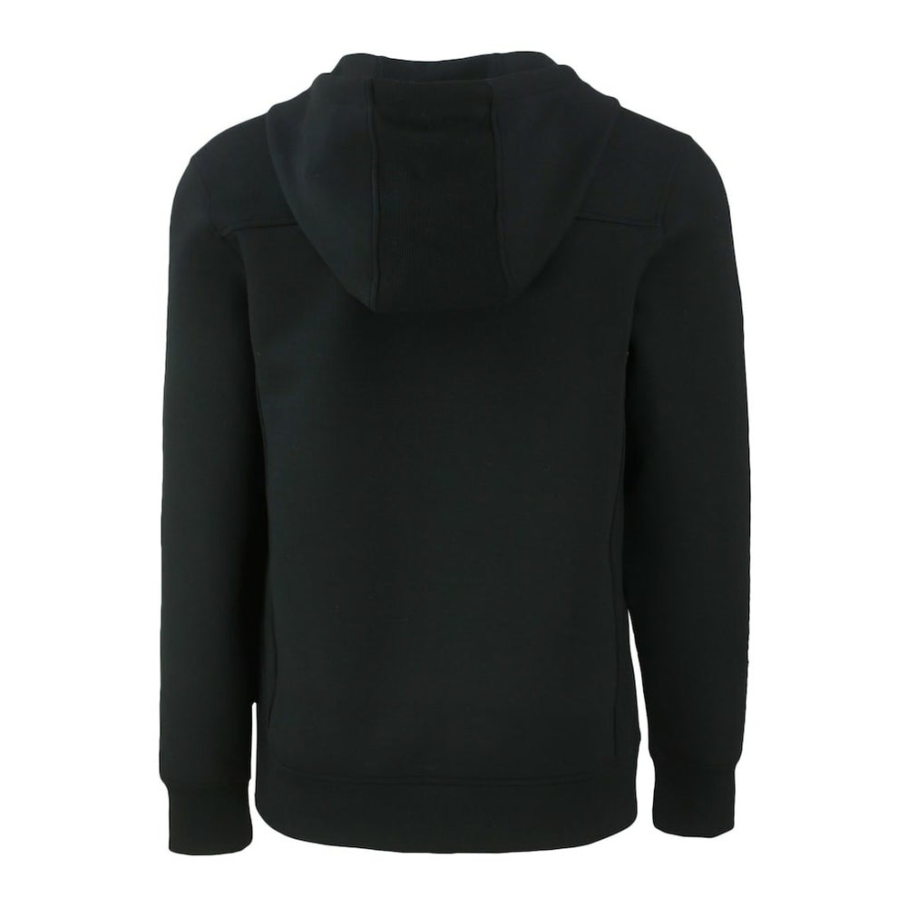 San Francisco 49ers Cutter & Buck Helmet Roam Eco Half-Zip Recycled Pullover Hoodie - Black Hoodies