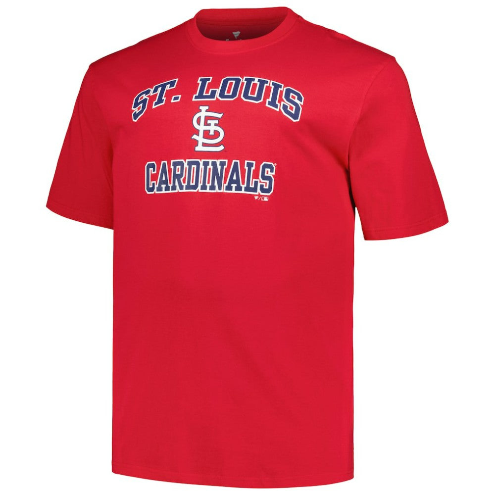 St. Louis Cardinals Profile Big & Tall Heart & Soul T-Shirt - Red T-shirts
