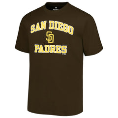 San Diego Padres Profile Big & Tall Heart & Soul T-Shirt - Brown T-shirts