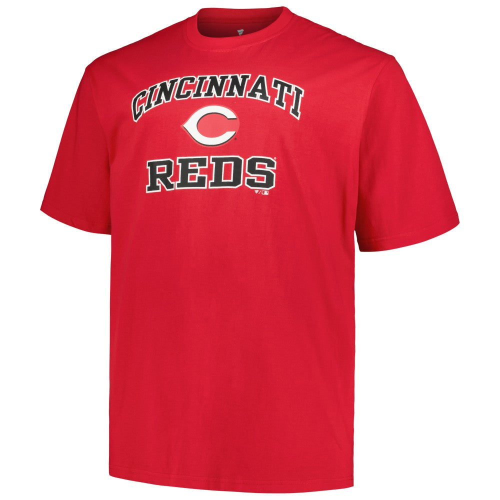 Cincinnati Reds Profile Big & Tall Heart & Soul T-Shirt - Red T-shirts