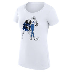 St. Louis Blues G-III 4Her by Carl Banks Women's Super-Slim Fit Lightweight Hockey Girls T-Shirt - White | US 200632830