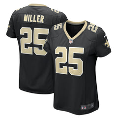 Kendre Miller New Orleans Saints Women's Team Game Jersey - Black Jerseys