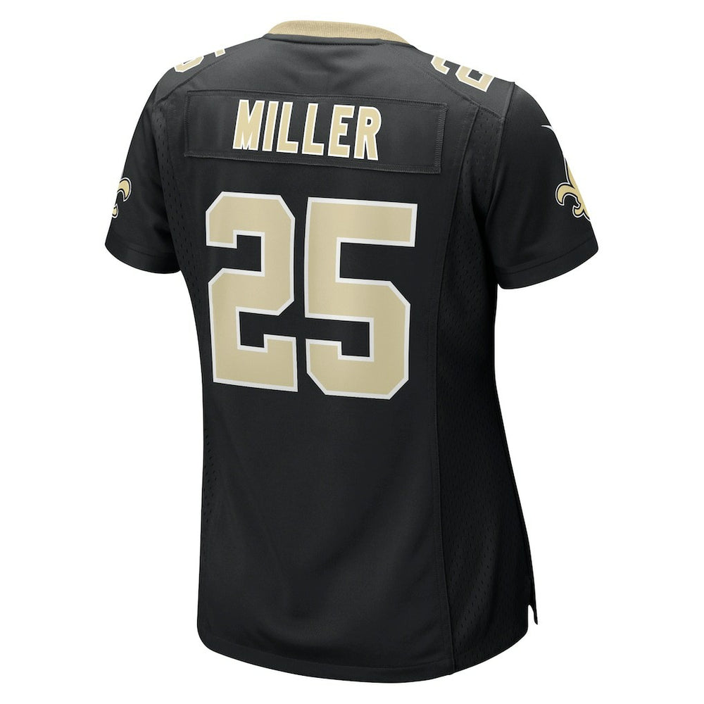 Kendre Miller New Orleans Saints Women's Team Game Jersey - Black Jerseys