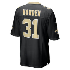 Jordan Howden New Orleans Saints Team Game Jersey - Black Jerseys